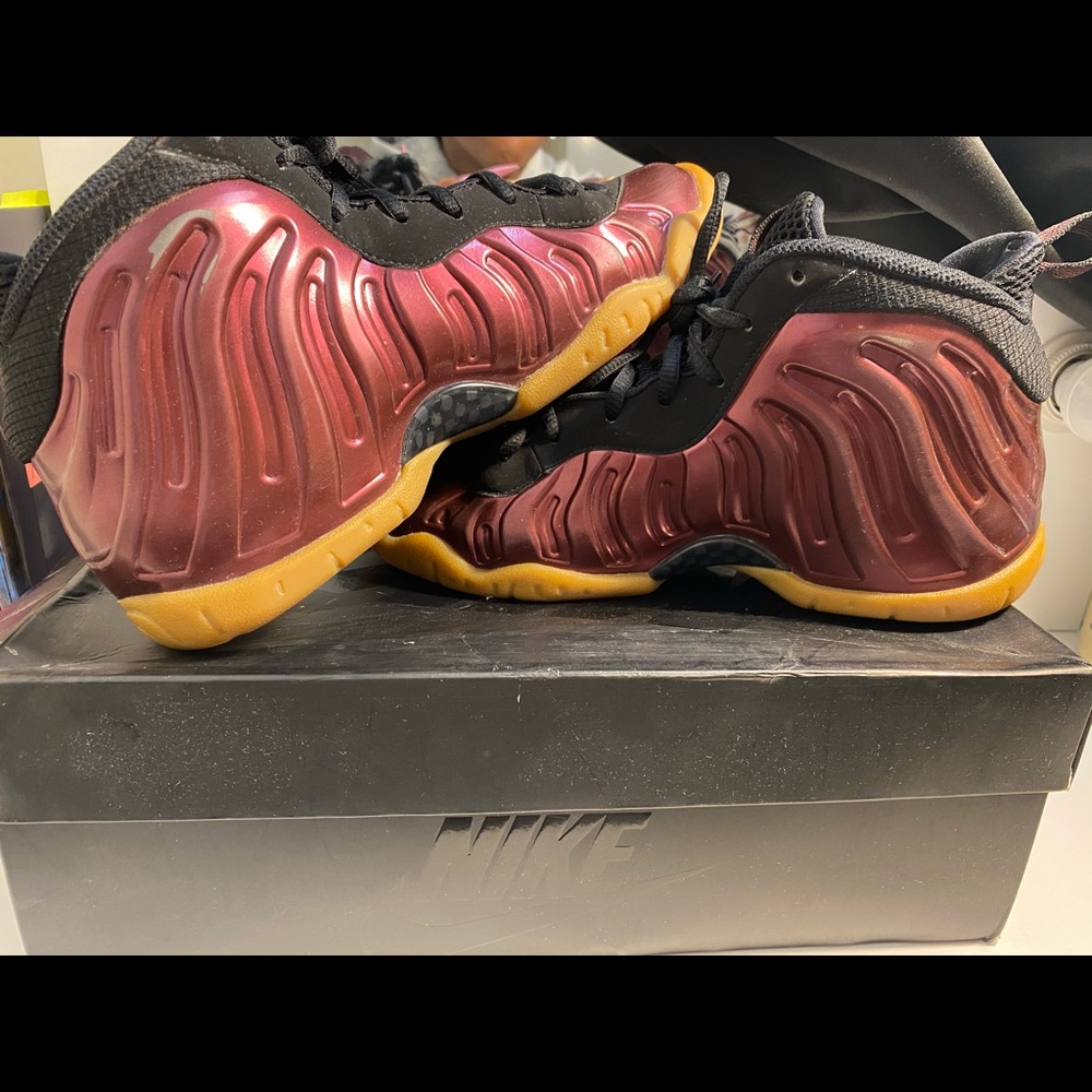 Maroon NIKE Foamposite